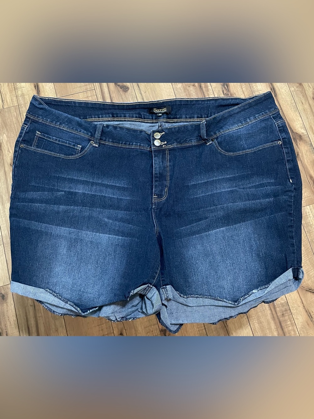 Women’s Dark Blue Denim Shorts